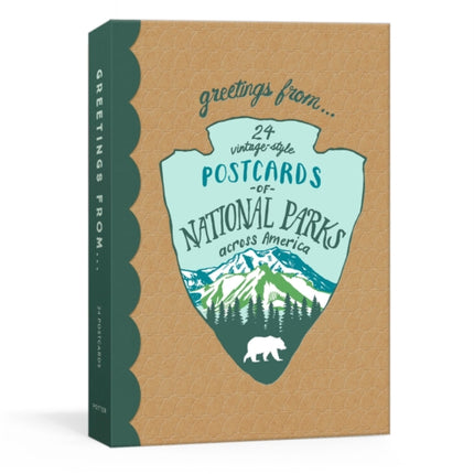 Greetings From: 24 Vintage-Style Postcards from National Parks Across America