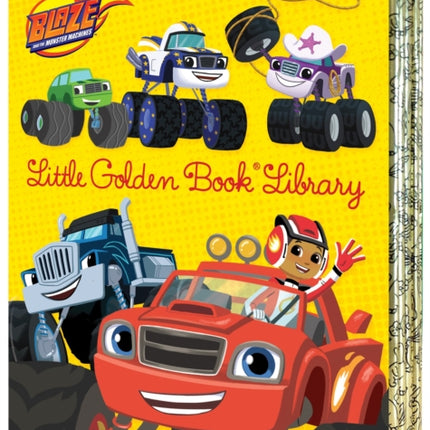 Blaze and the Monster Machines Little Golden Book Library (Blaze and the Monster Machines): Five of Nickeoldeon's Blaze and the Monster Machines Little Golden Books