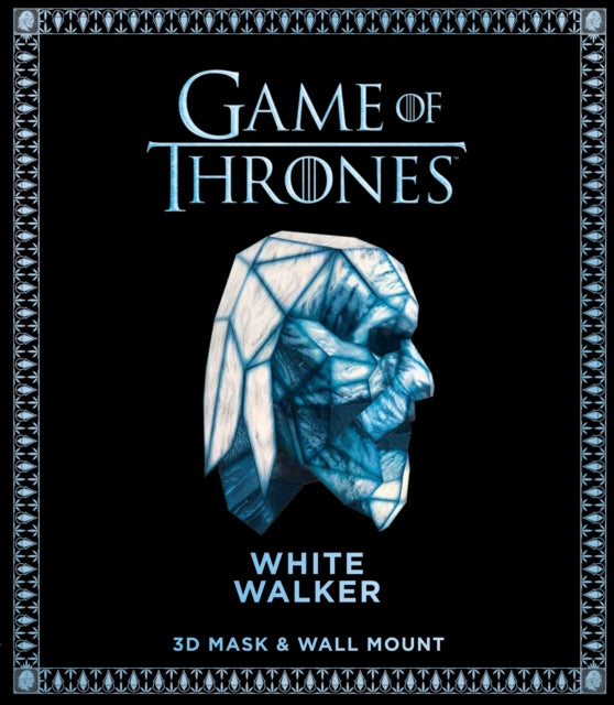 Game of Thrones Mask: White Walker (3D Mask & Wall Mount)