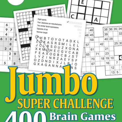 USA Today Jumbo Puzzle Book Super Challenge: 400 Brain Games for Every Day