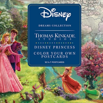 Disney Dreams Collection Thomas Kinkade Studios Disney Princess Color Your Own P