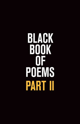 Black Book of Poems II