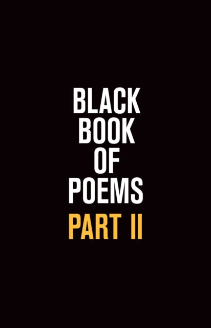 Black Book of Poems II