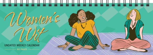 Womens Wit Undated Weekly Desk Pad Calendar