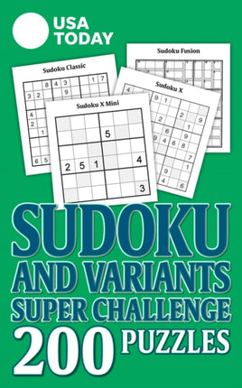 USA Today Sudoku and Variants Super Challenge: