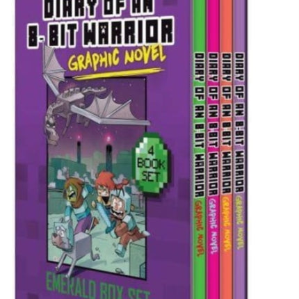 Diary of an 8-Bit Warrior Graphic Novel Emerald Box Set