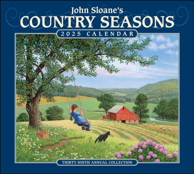 John Sloanes Country Seasons 2025 Deluxe Wall Calendar