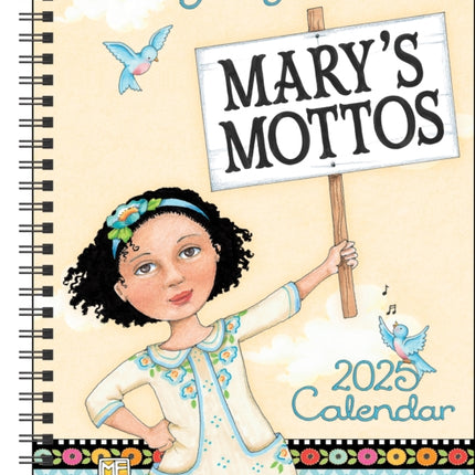 Mary Engelbreits Marys Mottos 12Month 2025 MonthlyWeekly Planner Calendar