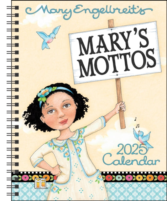 Mary Engelbreits Marys Mottos 12Month 2025 MonthlyWeekly Planner Calendar