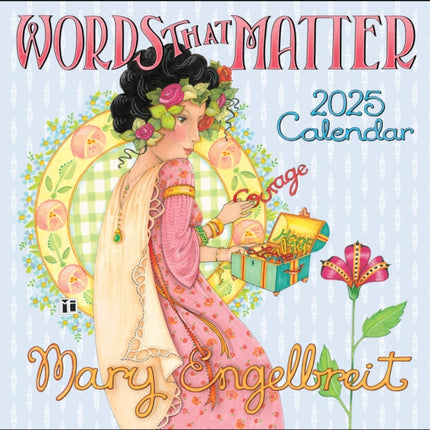 Mary Engelbreits Words That Matter 2025 Deluxe Wall Calendar