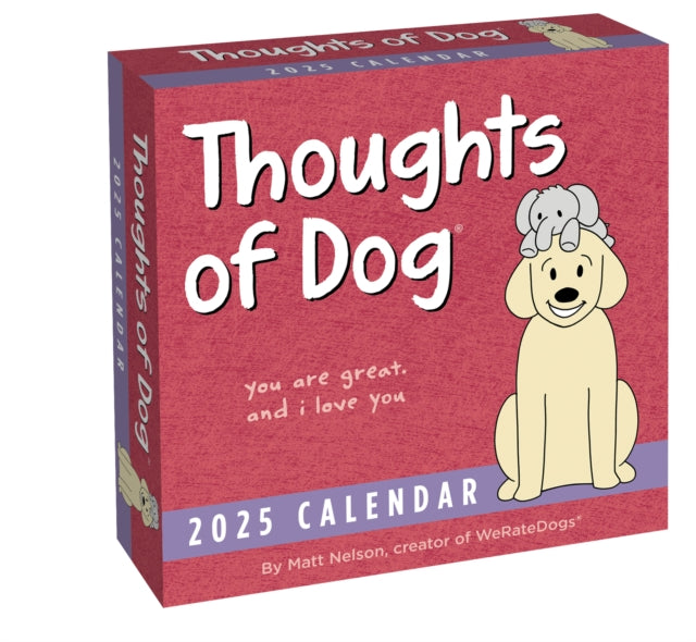 Thoughts of Dog 2025 DaytoDay Calendar