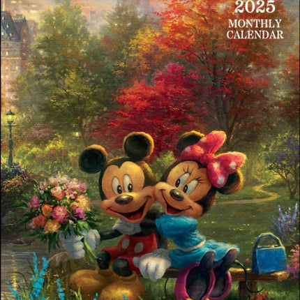 Disney Dreams Collection by Thomas Kinkade Studios 12Month 2025 Monthly Pocket Planner Calendar