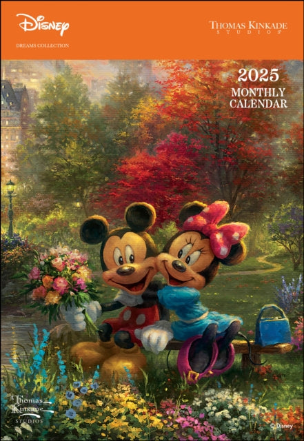 Disney Dreams Collection by Thomas Kinkade Studios 12Month 2025 Monthly Pocket Planner Calendar