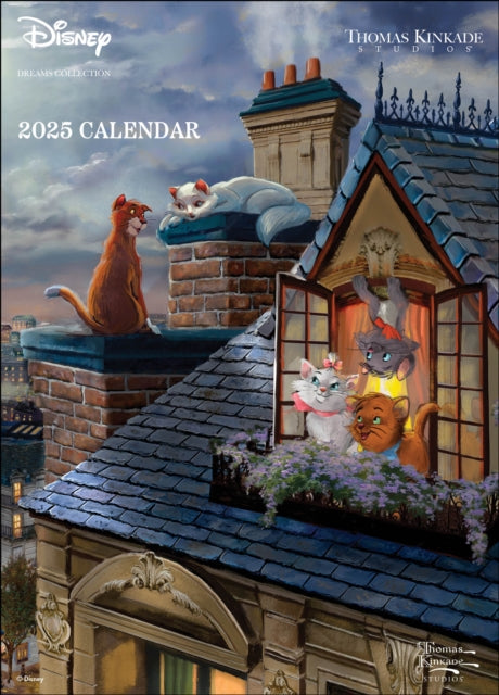 Disney Dreams Collection by Thomas Kinkade Studios 12Month 2025 MonthlyWeekly Engagement Calendar