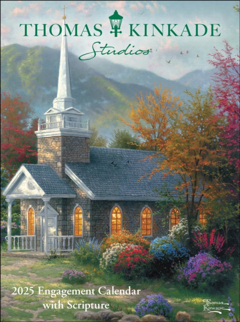 Thomas Kinkade Studios 12Month 2025 MonthlyWeekly Engagement Calendar with Scr