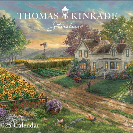 Thomas Kinkade Studios 2025 Deluxe Wall Calendar