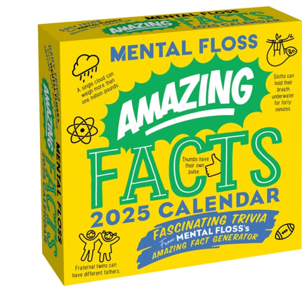 Amazing Facts from Mental Floss 2025 DayToDay Calendar