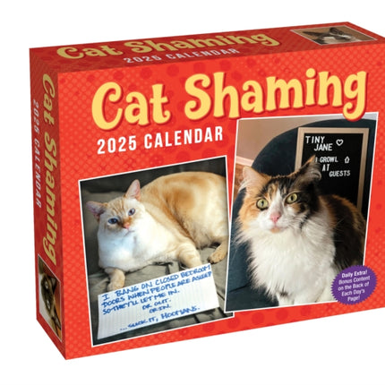 Cat Shaming 2025 DaytoDay Calendar