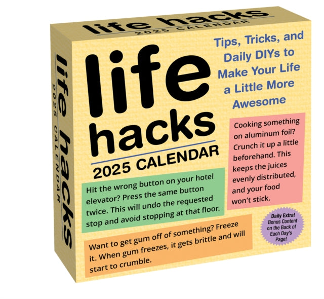 Life Hacks 2025 DaytoDay Calendar