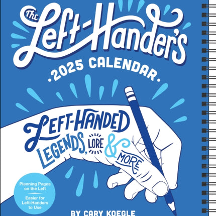 LeftHanders 12Month 2025 Weekly Planner Calendar