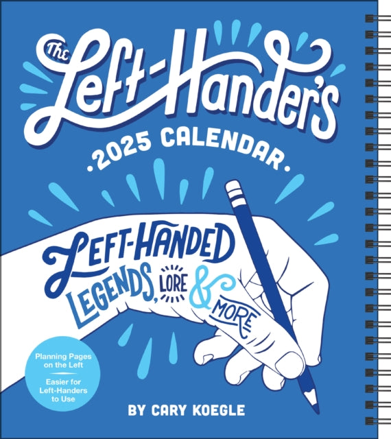 LeftHanders 12Month 2025 Weekly Planner Calendar