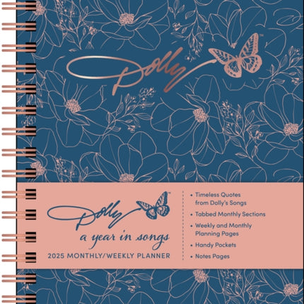 Dolly Parton A Year in Songs Deluxe Organizer 2025 MonthlyWeekly Planner Calendar