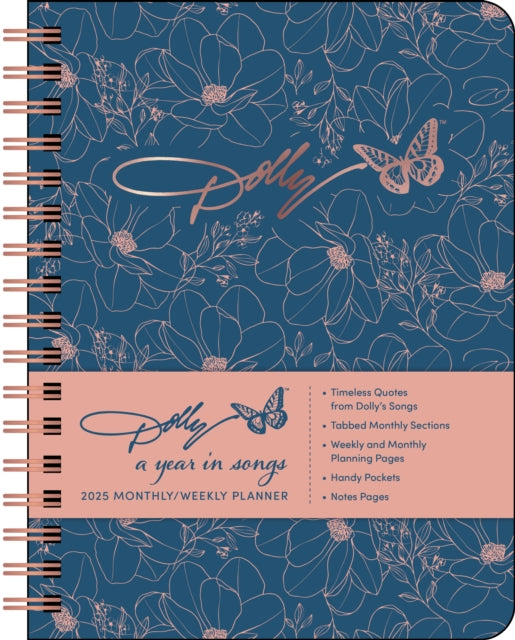 Dolly Parton A Year in Songs Deluxe Organizer 2025 MonthlyWeekly Planner Calendar