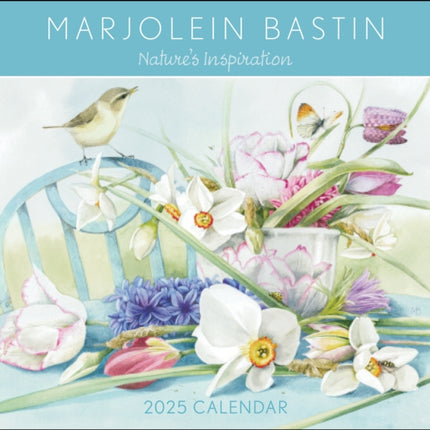 Marjolein Bastin Natures Inspiration 2025 Deluxe Wall Calendar with Print