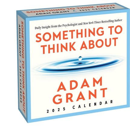 Adam Grant 2025 DaytoDay Calendar