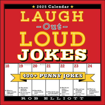 LaughOutLoud Jokes 2025 Wall Calendar