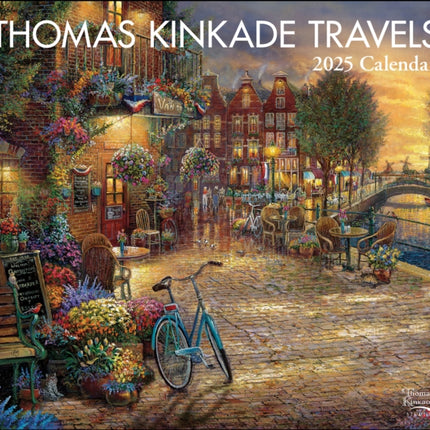 Thomas Kinkade Travels 2025 Deluxe Wall Calendar