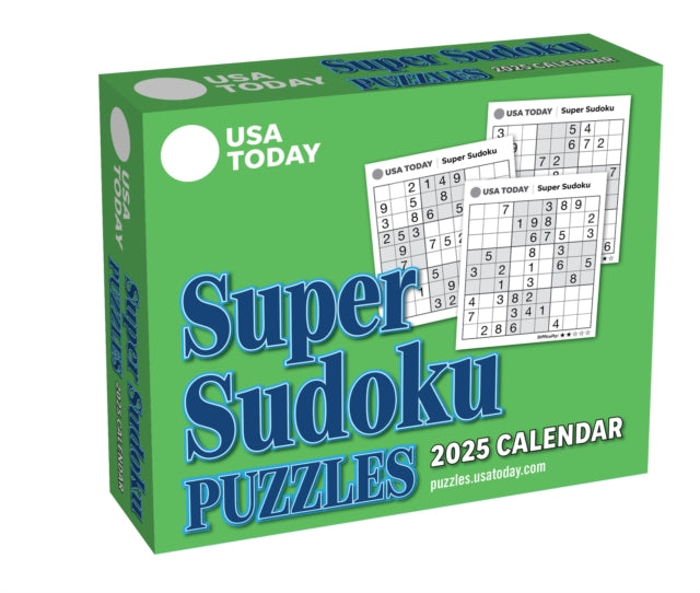 USA TODAY Super Sudoku 2025 DaytoDay Calendar