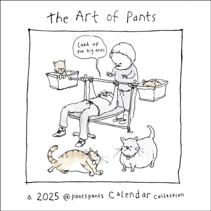 The Art of Pants 2025 Wall Calendar