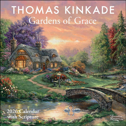 Thomas Kinkade Gardens of Grace 2026 Wall