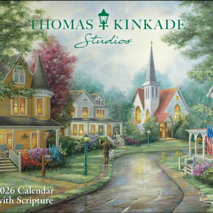 Thomas Kinkade Studios 2026 Deluxe Wall Calendar