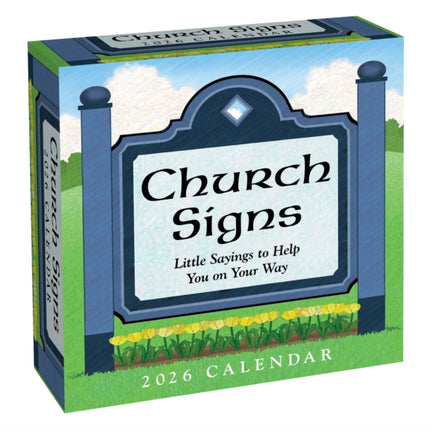 Church Signs 2026 DaytoDay Calendar