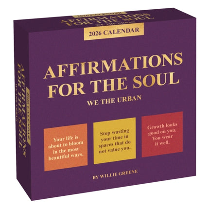 We the Urban 2026 DaytoDay Calendar