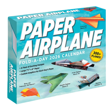 Paper Airplane 2026 FoldADay Calendar