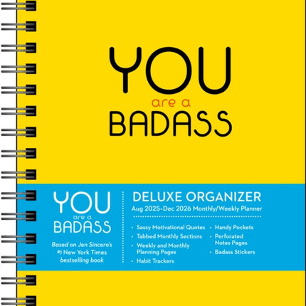 You Are a Badass Deluxe Organizer 17Month