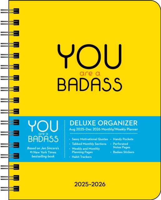 You Are a Badass Deluxe Organizer 17Month