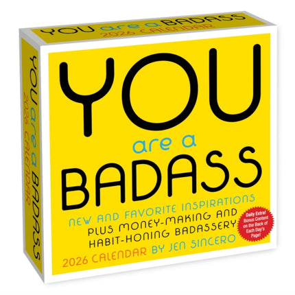 You Are a Badass 2026 DaytoDay Calendar