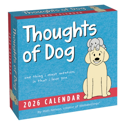 Thoughts of Dog 2026 DaytoDay Calendar