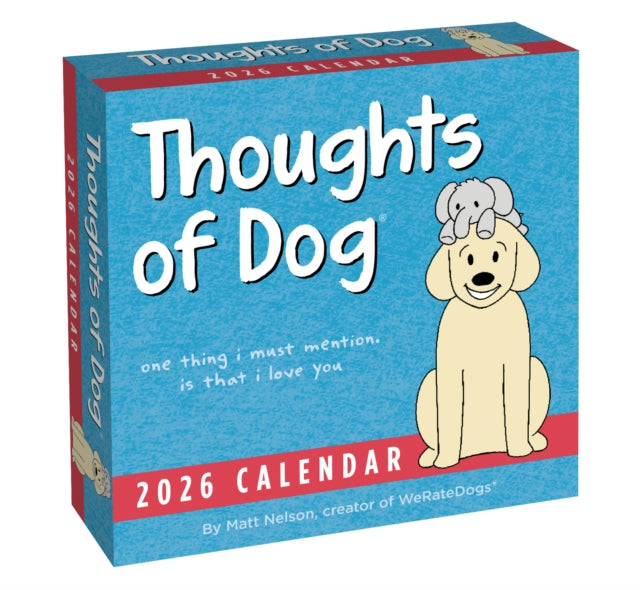 Thoughts of Dog 2026 DaytoDay Calendar