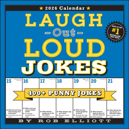 LaughOutLoud Jokes 2026 Wall Calendar