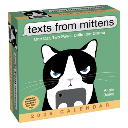 Texts from Mittens the Cat 2026 DaytoDay Calendar