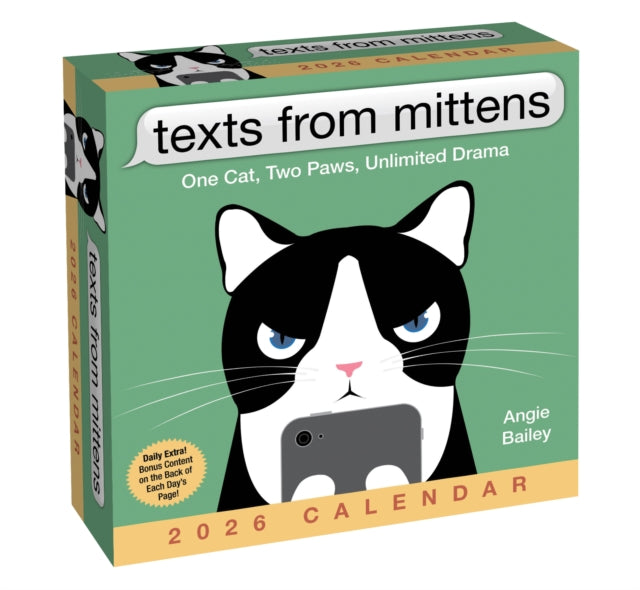 Texts from Mittens the Cat 2026 DaytoDay Calendar