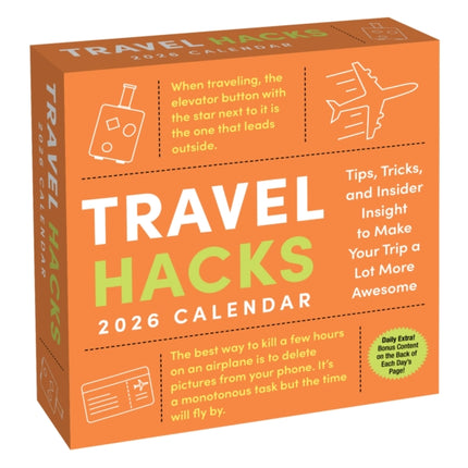 Travel Hacks 2026 DaytoDay Calendar