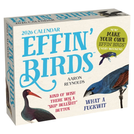 Effin Birds 2026 DaytoDay Calendar