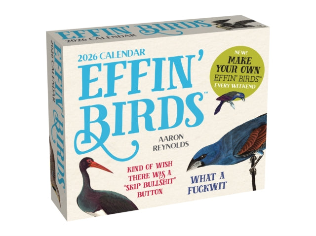 Effin Birds 2026 DaytoDay Calendar