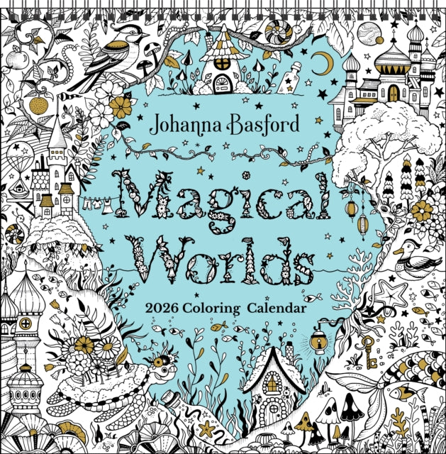 Johanna Basfords 2026 Coloring Wall Calendar